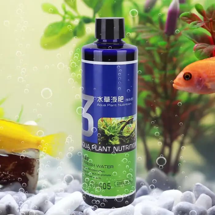 Engrais liquide nutritif hautement enrichi pour plantes aquatiques, solution nutritive pour poissons, aquarium, 260 ml, additif d'engrais pour plantes aquatiques