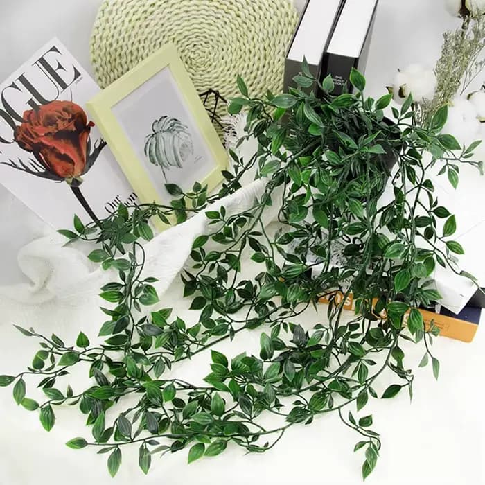 Plante de Lierre Artificielle en Plastique avec Pots