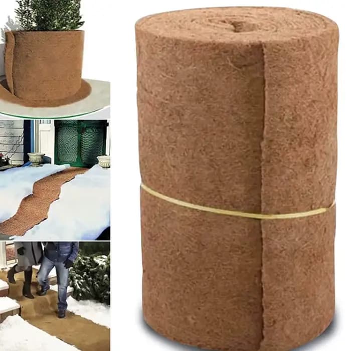 4 TANAMP-Doublure en fibre de palmier, rouleau en vrac, tapis en polymères, panier de fleurs, pot de