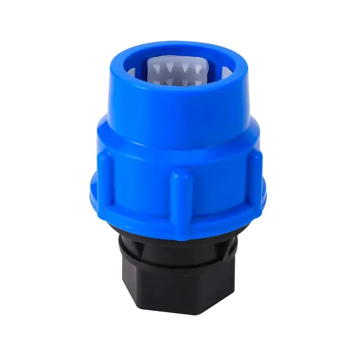 Adaptateur de tube à connecteur rapide épais en plastique PP, filetage femelle 1/2 "3/4" 1 "1.2" 1.5