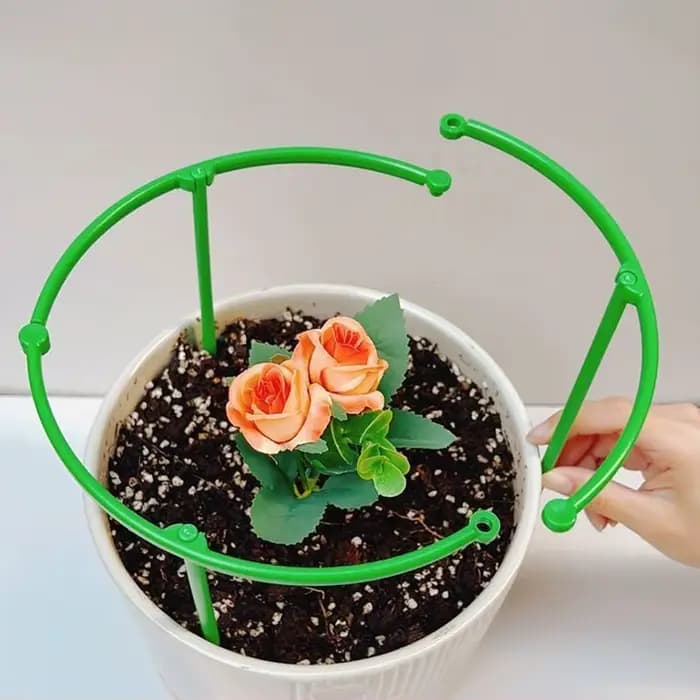 Supports de plantes à 3/6/10 couches, piquets de soutien ronds, anneaux de support pour plantes, cag