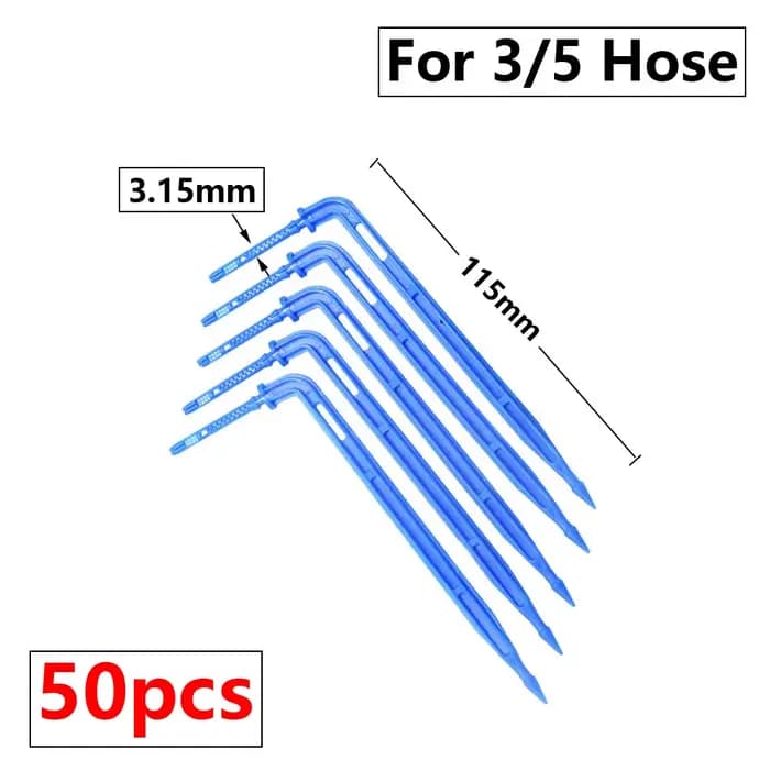 Plier flèche goutteur 1/8 ''1/4" Micro Kit d'irrigation goutte à goutte émetteur 3/5mm 4/7mm tuyau j