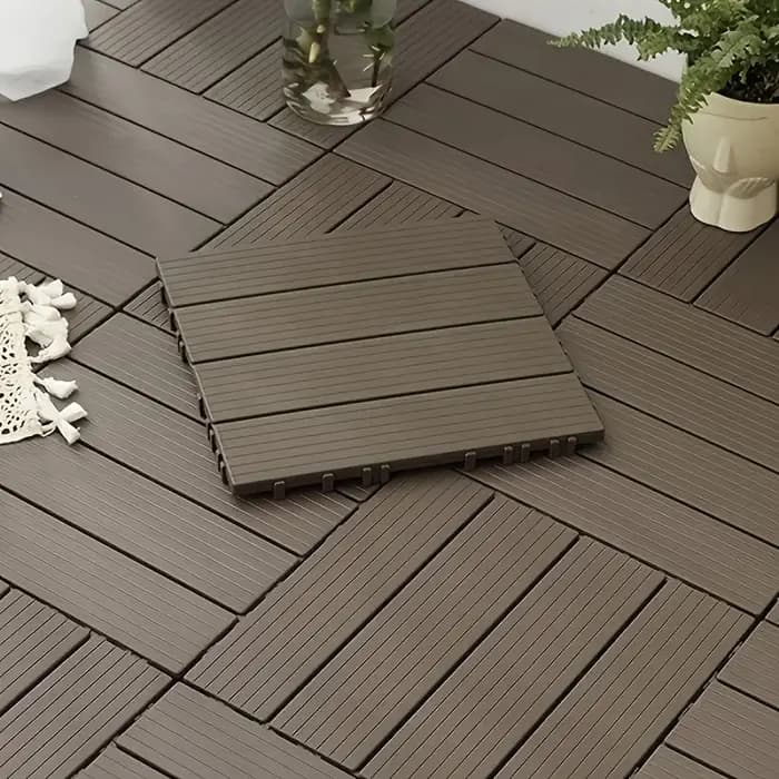 Plancher de balcon adapté à terrasse extérieure, balcon, jardin, cour, décoration de sol, épissage, carrelage de balcon, 1 pièce