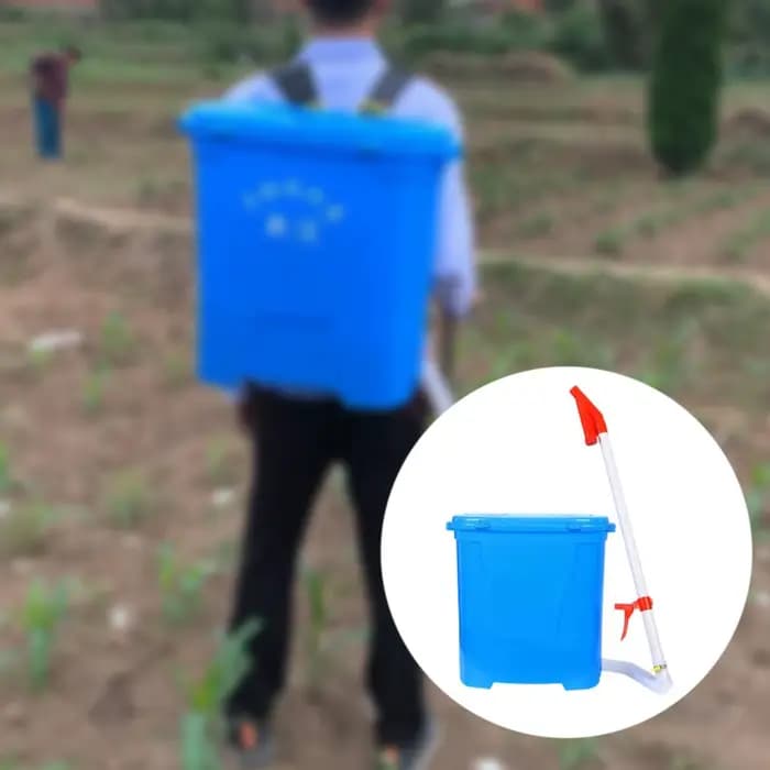 Épandeur d'engrais 25L à dos, poignée ergonomique, applicateur manuel de granulés pour l'agriculture (légumes, maïs) et les fournitures de jardinage