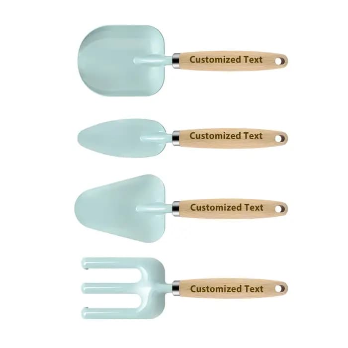 Outils de jardinage colorés personnalisés pour enfants