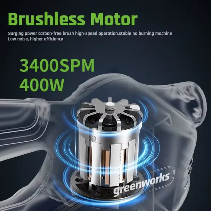 Greenworks-Taille-haie électrique sans fil 40V