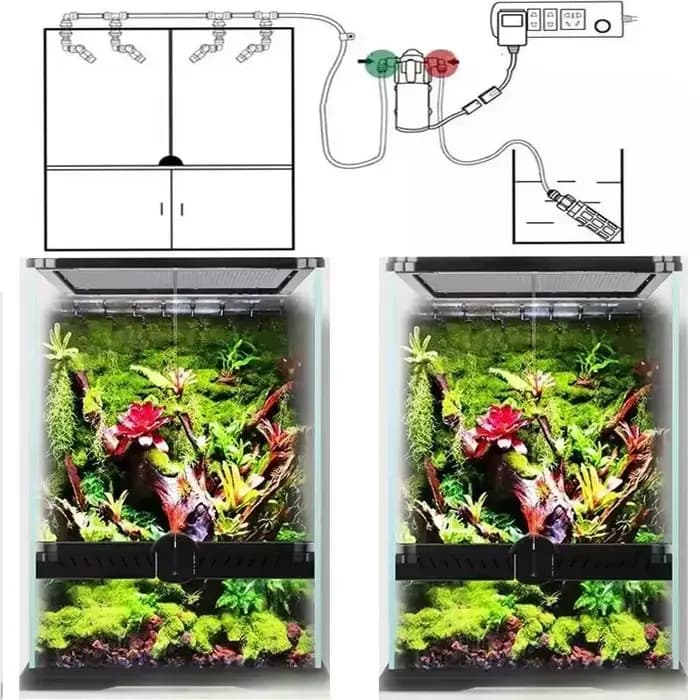 MIUS Reptile brumisateur système de brume pompe forêt tropicale nébuliseur Humidification système de