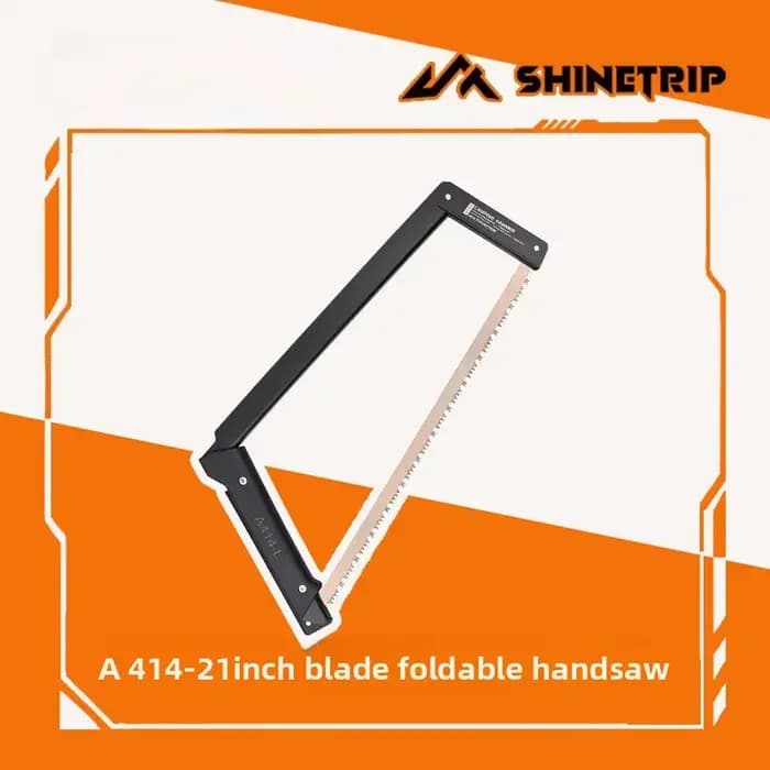 Scie à main pliable ShineTrip, mini scie portable pour le camping, la coupe des arbres fruitiers et