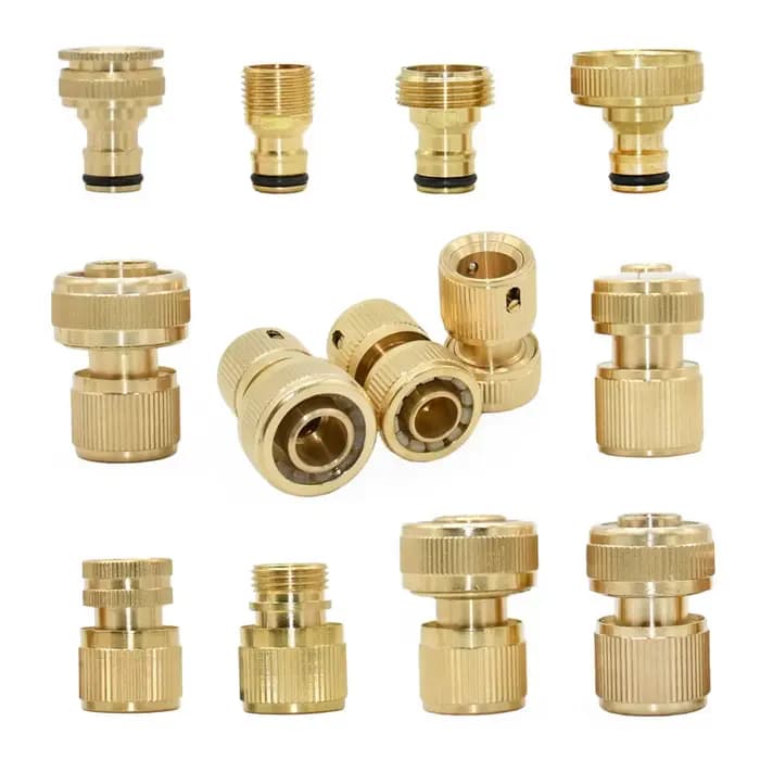 Mamelon de connecteur rapide pour tuyau d'arrosage, 1/2 ''3/4'' 1 '', OD 16mm 20mm, raccords d'arrêt
