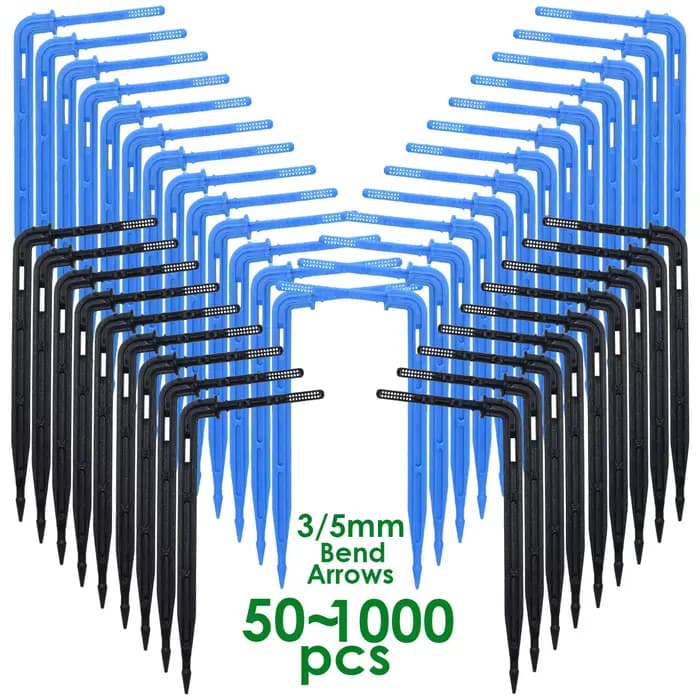 KESLA 50-1000 pièces serre 3/5m tuyau goutte à goutte goutte Irrigation goutteurs 1/8 ''émetteurs de