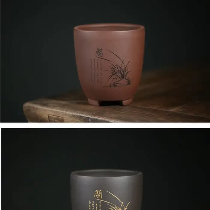 Pot de fleurs de sable violet pour plantes succulentes