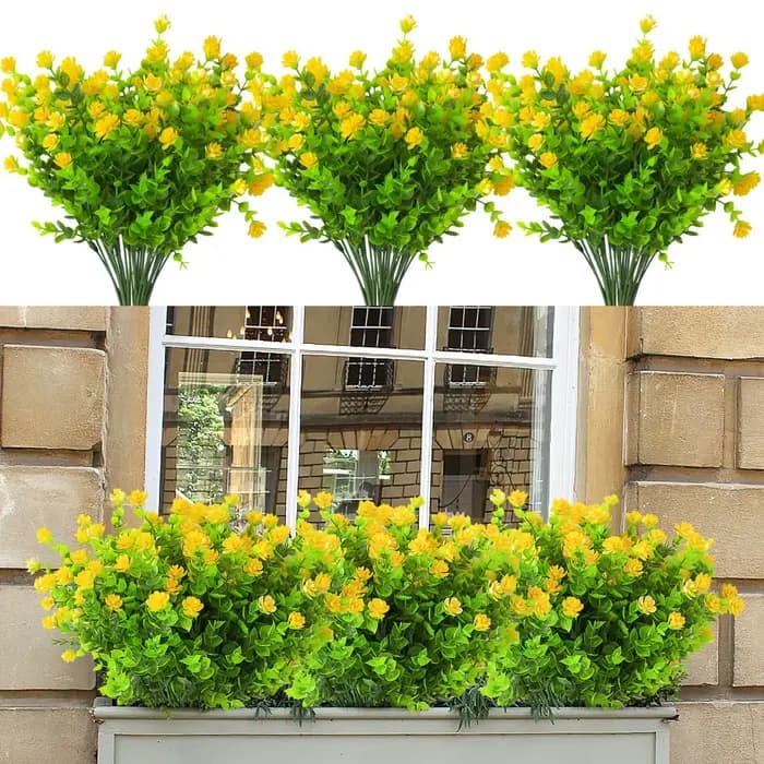 Fleurs artificielles d'extérieur