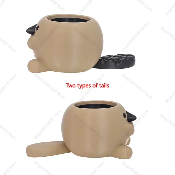 Adorable pot à plantes en forme d'oiseau-de-douceur imprimé en 3D, pot à succulentes, décoration de bureau Kawaii, décoration de chambre esthétique, cadeau pour les propriétaires de plantes