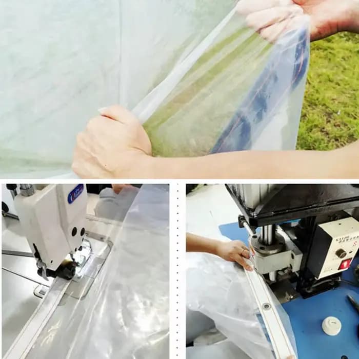 Bâche imperméable transparente en Film PE, 0.1mm, pour plantes de balcon, garde au chaud, meubles de