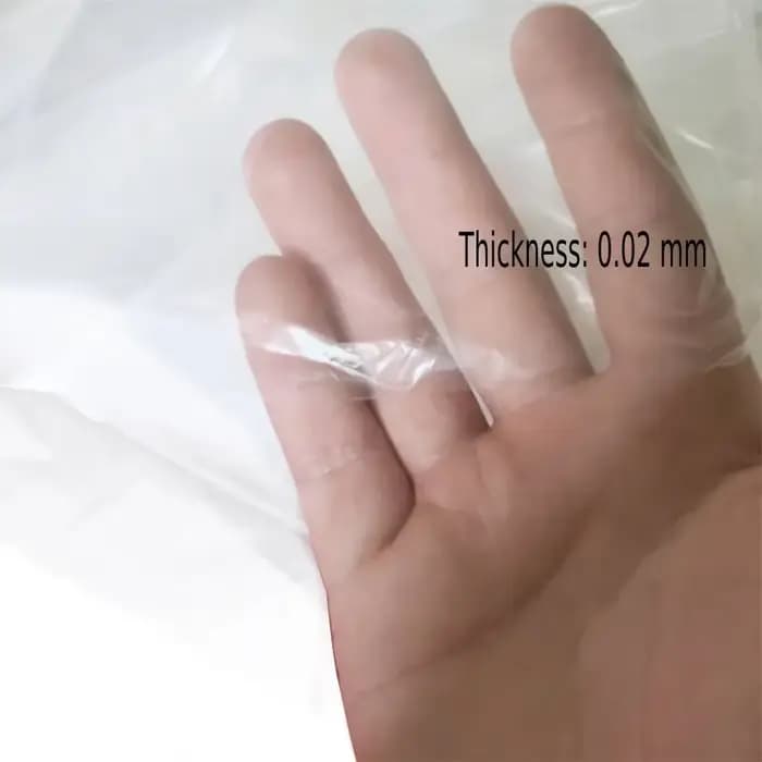 Film de serre Transparent en plastique, petit arc, Film Transparent PE, couverture de maison chaude,