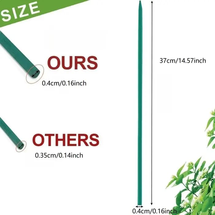 Piquets de plantes en bambou, Support de bâtons de plantes, Support de plantes florales en bois, Sup