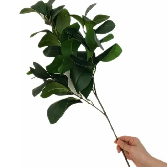 Plante Artificielle Magnolia Vert Bouquet de Mariée Décoration DIY de Haute Qualité pour Mariage