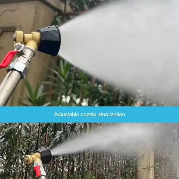 Buse d'atomisation agricole réglable, buse cyclone en alliage de plastique de jardin, buse de prière