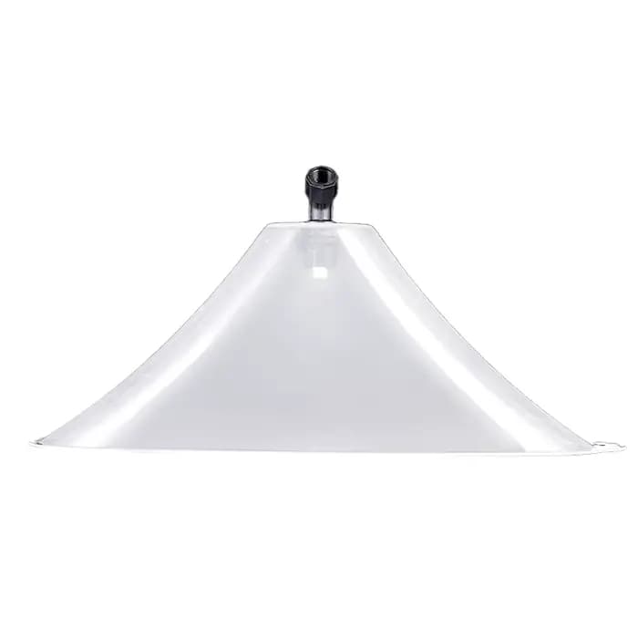 Tête de pulvérisation d'atomisation de type ventilateur transparent, pulvérisateur coupe-vent, couve