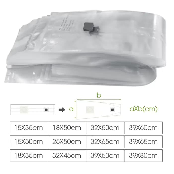 Sac de ponte humide arabisé en PP 6 mil avec port d'injection d'auto-guérison, patch filtrant de 0,2