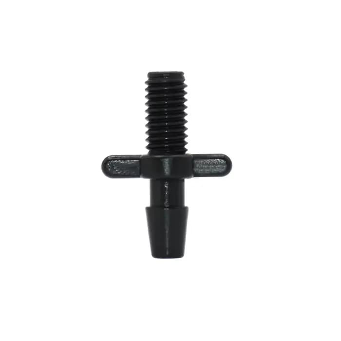 Connecteur de filetage mâle 6mm, 30 à 1000 pièces, 1/8 1/4 pouces, raccords de tuyau d'irrigation Mi