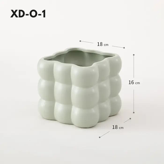 Pot de fleurs en céramique Jiugongge Sphblades