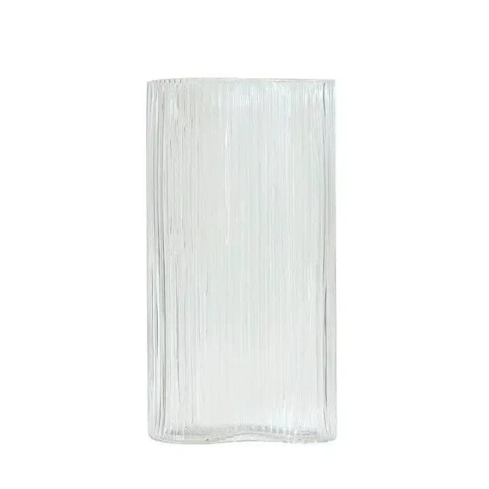Vase en verre à grain vertical