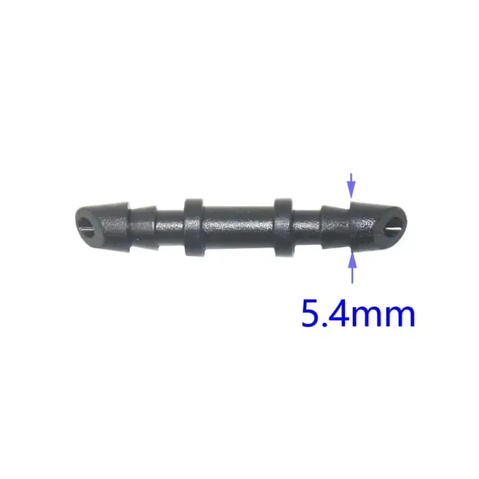 Connecteur d'eau de jardin, 50 pièces, 1/4 ''1/8'' 6mm, bouchon d'extrémité coudée, barbe droite pou