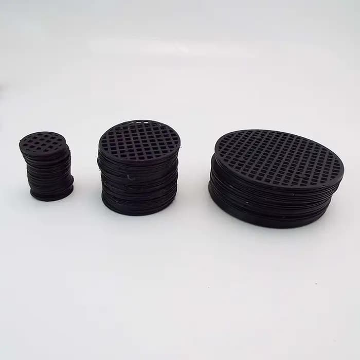 25 pièces 2.5cm 4.5cm 7.5cm rond fleur plante Pot trou maille fond Pad pour bonsaï Pot grille tapis