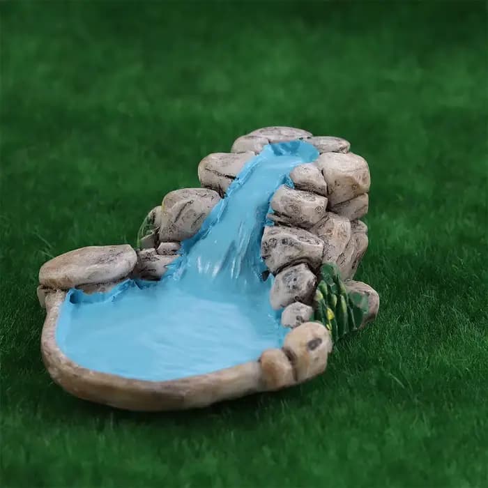 Miniature décorative en résine pour jardin, pot de bonsaï, figurines rétro, artisanat paysager, décoration DIY