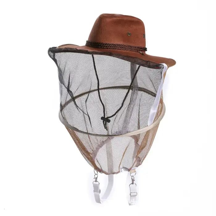 Chapeau de protection pour apiculteur, tissu Anti-abeilles, filet en Nylon, fil, casquette de protec