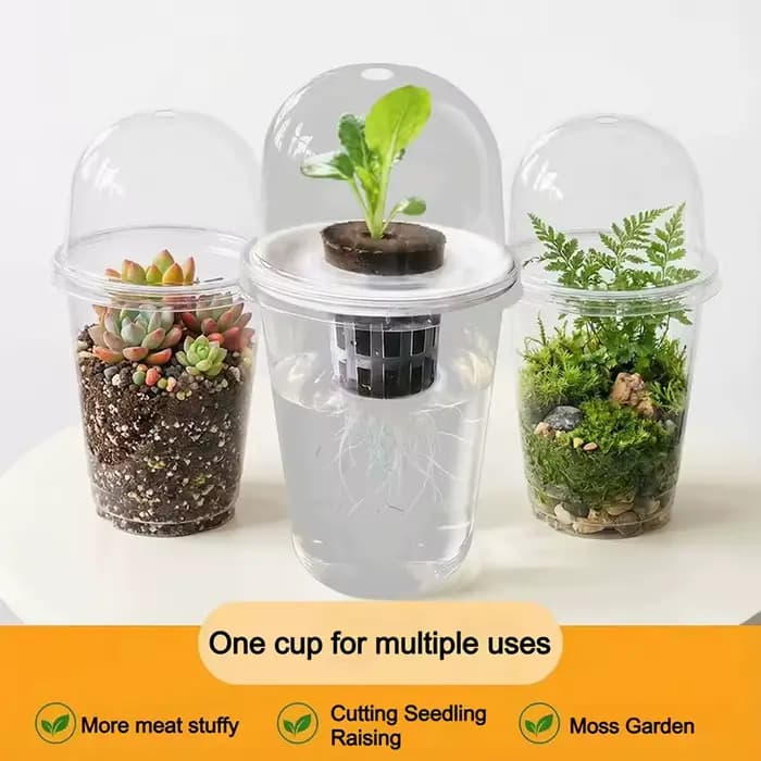Pot de fleurs transparent Meshpot pour le contrôle des racines
