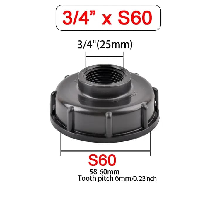 Connecteur d'eau de jardin de tuyau d'adaptateur de assujetIBC