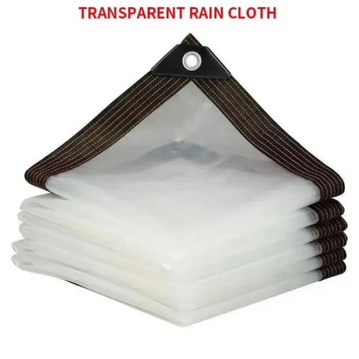 Bâche transparente imperméable à l'eau et isolante thermiquement