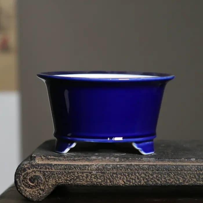 Mini pots de fleurs créatifs en argile violette