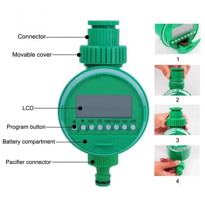 Minuterie d'arrosage automatique de jardin
