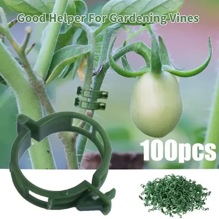 Pince de support en plastique pour plantes, clips de piquet en treillis, support de serre, légumes e