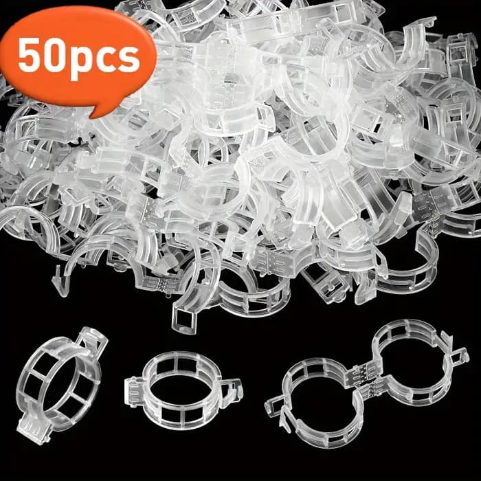 50 pièces - Tomates et plantes grimpantes - Outils durables et résistants aux intempéries pour l'entraînement et l'assistance.