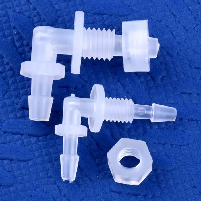 Connecteurs coudés pagode PP M6 ~ G1/2 à 2.4-11.1mm, 5 à 200 pièces, Joints de tuyau de pompe à Air