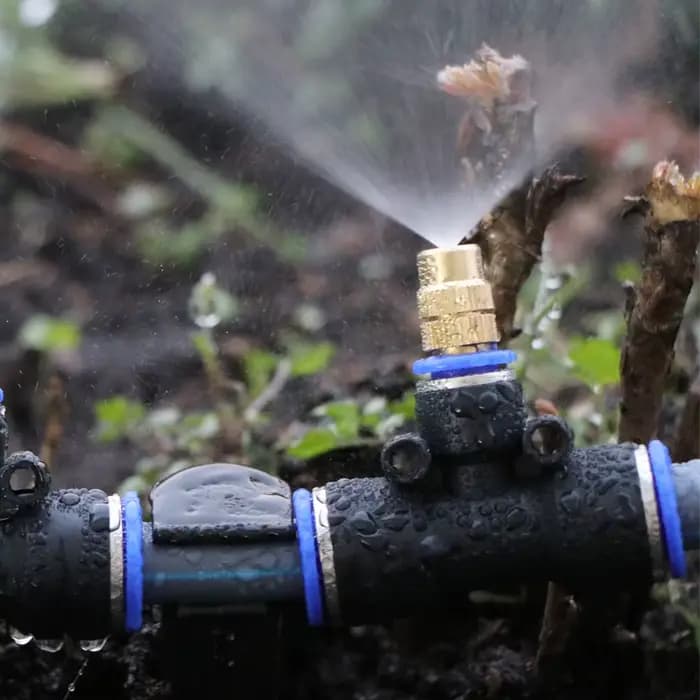 Buse de brumisation en laiton avec adaptateur en T, atomiseur réglable, pulvérisateur, d'argile de j