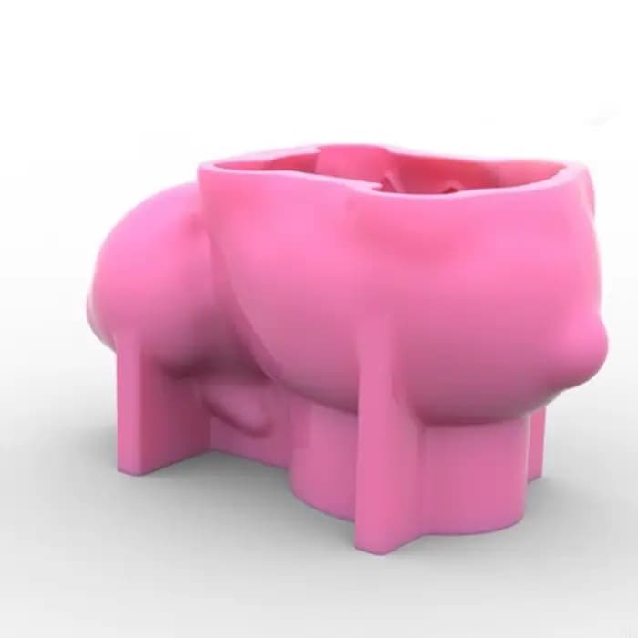 Pot fleur en forme chien fait à main, moule en résine époxy, Pot plantes succulentes, moule en Silicone