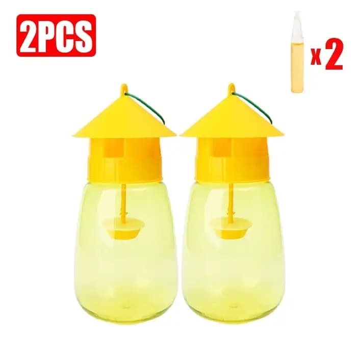 5/1x piège à mouches de fruits en plastique tueur