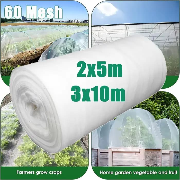 Filet de Protection contre les insectes pour plantes de jardin, filet de couverture pour légumes, fl
