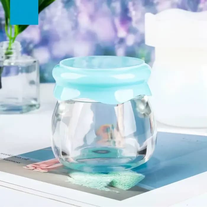 Un ensemble de moules en résine pour pots avec LIDS, utilisé pour le stockage de moules de bouteilles, bougeoirs, boîtes à bijoux de bonbons et décoration de la maison