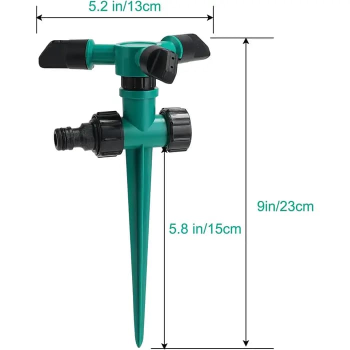Arroseur automatique de jardin, arrosage de jardin, eau rotative à 360 degrés pour l'irrigation agricole