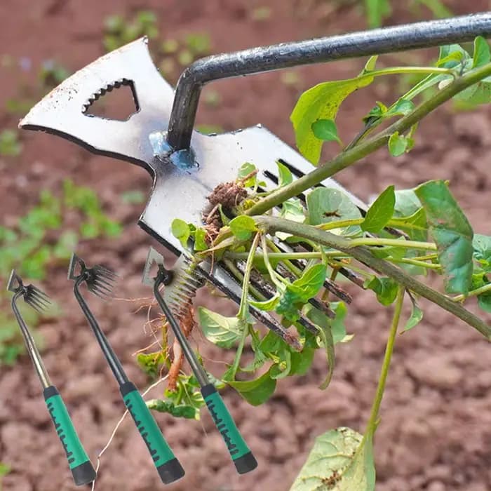 Outils de jardinage 2-en-1 : Pelle à désherber et à planter