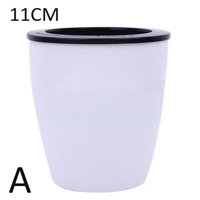 Pot de fleurs automatique en résine pour décoration de bureau, jardin, maison, panier à plantes