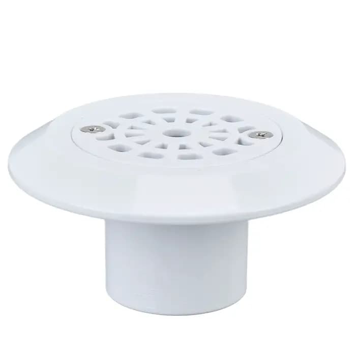 Sortie d'eau de piscine en plastique, vidange de sol blanche, accessoire de proximité pour piscines,