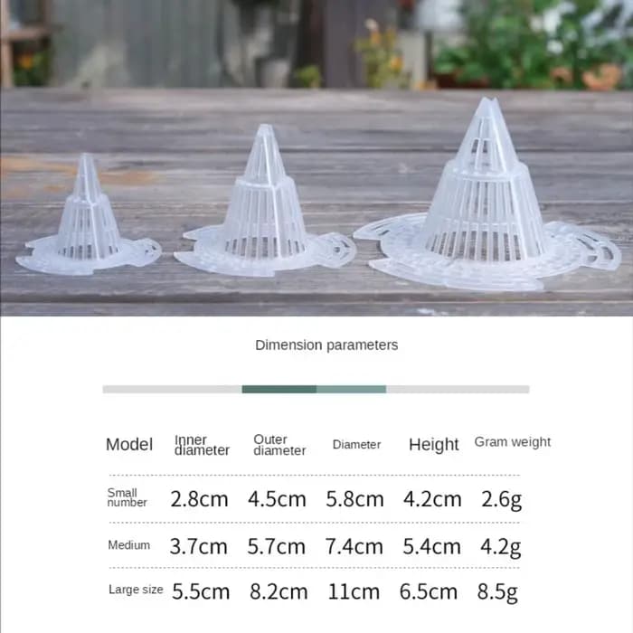 Planteuses de sol anti-fuite, 10 pièces, gobelet en maille, nouvelle grille de bonsaï en PP, polymèr