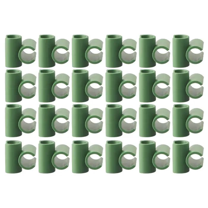 Pince de connecteur en plastique pour plantes, 50 pièces, pour cadre de jardin et légumes, pour chau